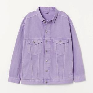 H&M Lavender Denim Jacket. M.